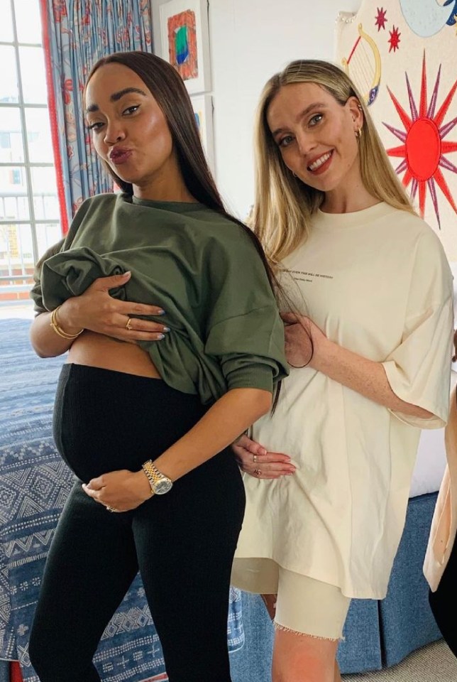 Band members Perrie and Leigh-Anne were both expecting at the same time