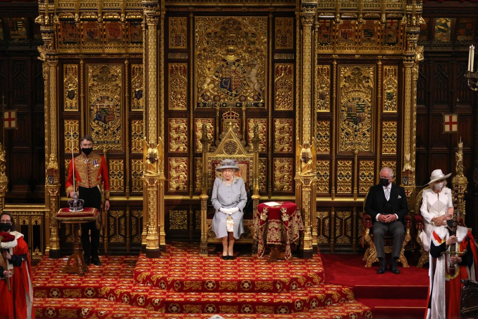 Queen Elizabeth II delivers the Queen's Speech