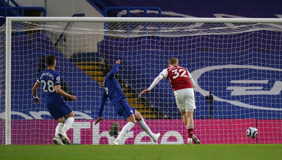 It was Smith Rowe's first away goal since November 2018 against Vorskla Poltava