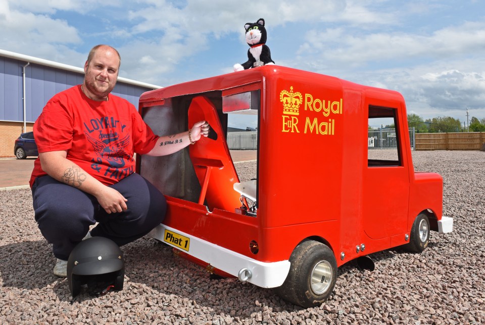 David Reed installed a motorbike engine into the small van