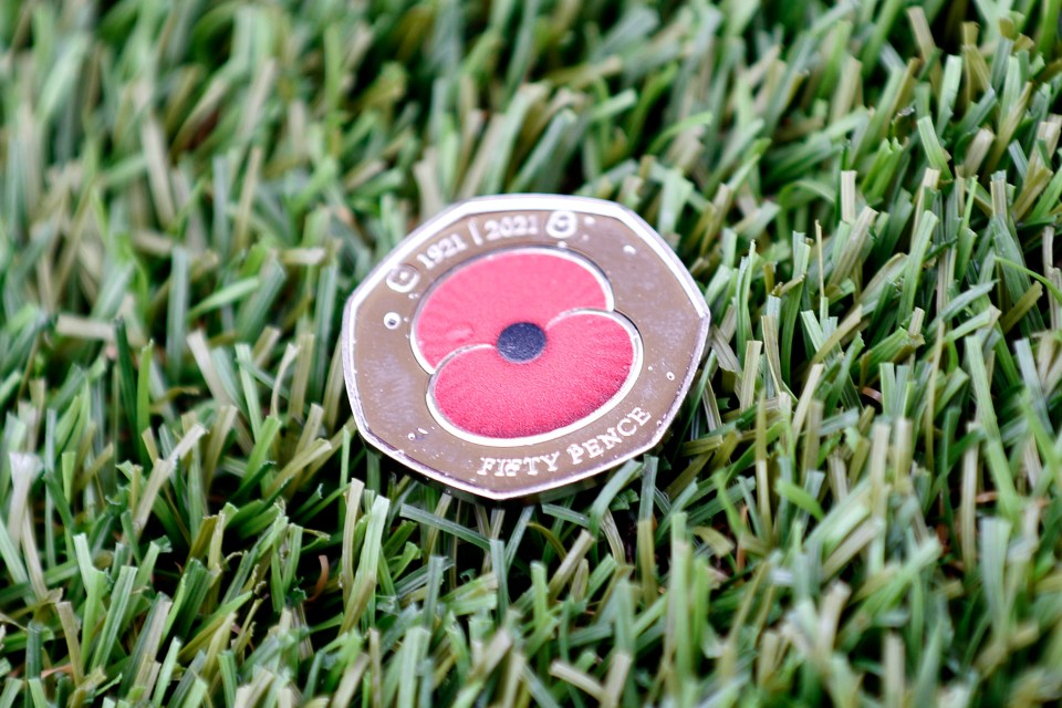 Today's FA Cup final will use a specially minted 50p poppy coin to mark the historic anniversary