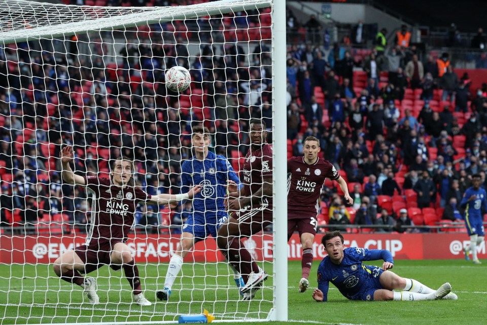 A nightmare for Foxes’ sub Wes Morgan, centre, soon became heaven for their whole team as his late own-goal equaliser was ruled out by VAR