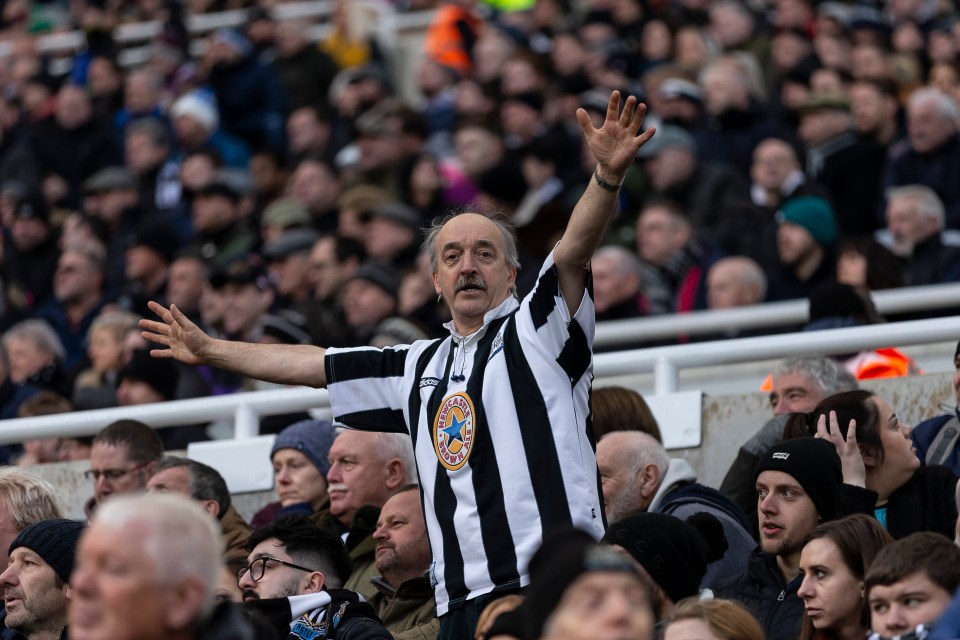 Spokesman Rich Kearns said: 'It seems Newcastle’s season has taken a greater toll on their fans'