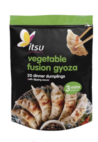 Itsu vegetable gyoza sold in the big four supermarkets is being recalled over fears it could cause allergic reactions