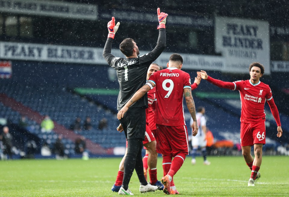 Alisson dedicated the goal to his father, who tragically died in February