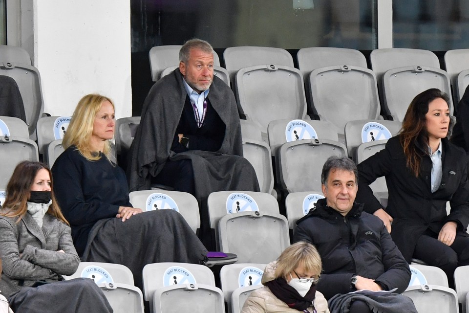 Chelsea owner Roman Abramovich attended the showdown in Sweden