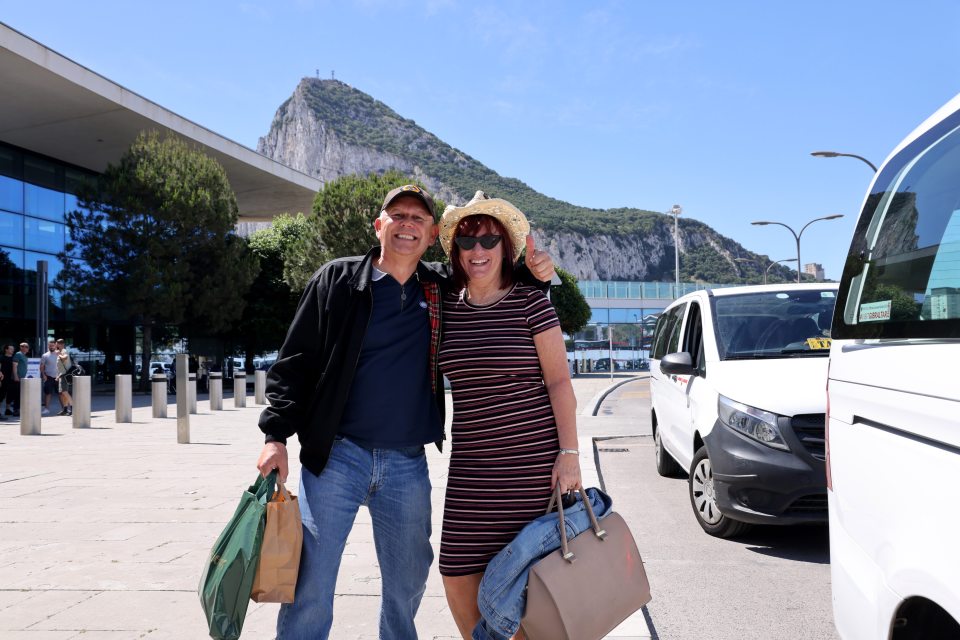 British holidaymakers are some of the first to fly to Gibraltar