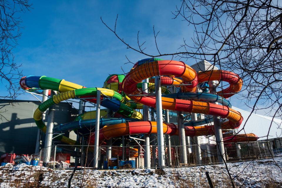 Waterworld has the first trap door water flume in the country