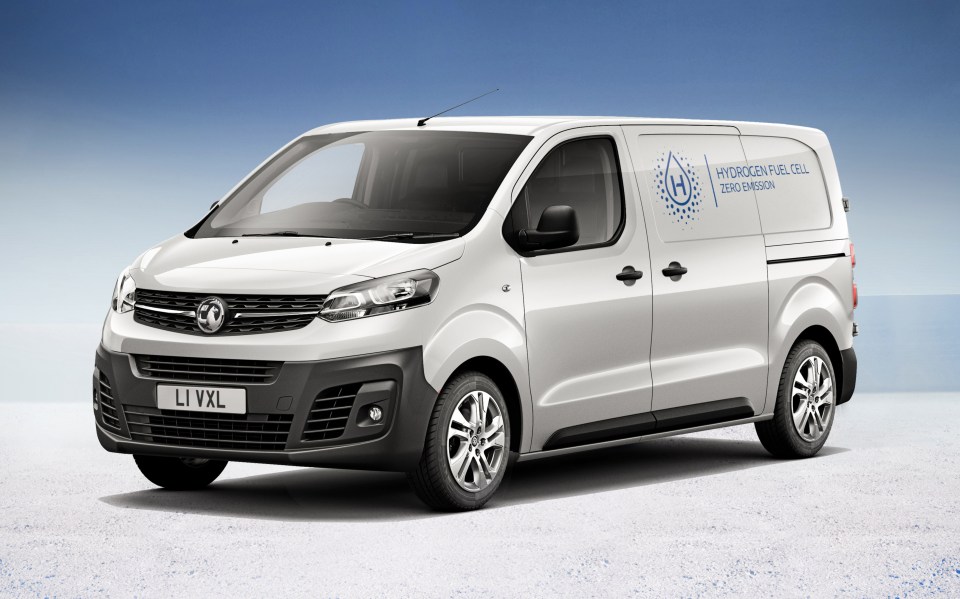 This Vauxhall Vivaro fuel cell electric vehicle (FCEV) has a 249-mile range, refuels as quickly as petrol, emits only water and carries as much stuff as the regular van