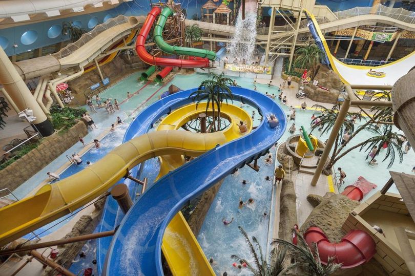 Sandcastle Waterpark has 18 slides, including the longest indoor rollercoaster water slide in the world, the Master Blaster