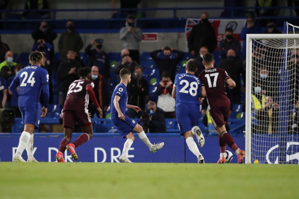 Jorginho cooly slotted home from the spot