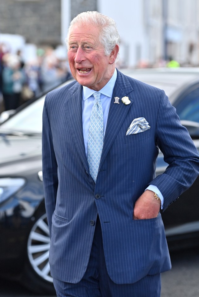 Prince Charles was on fine form during a visit to an open air market in Northern Ireland this morning