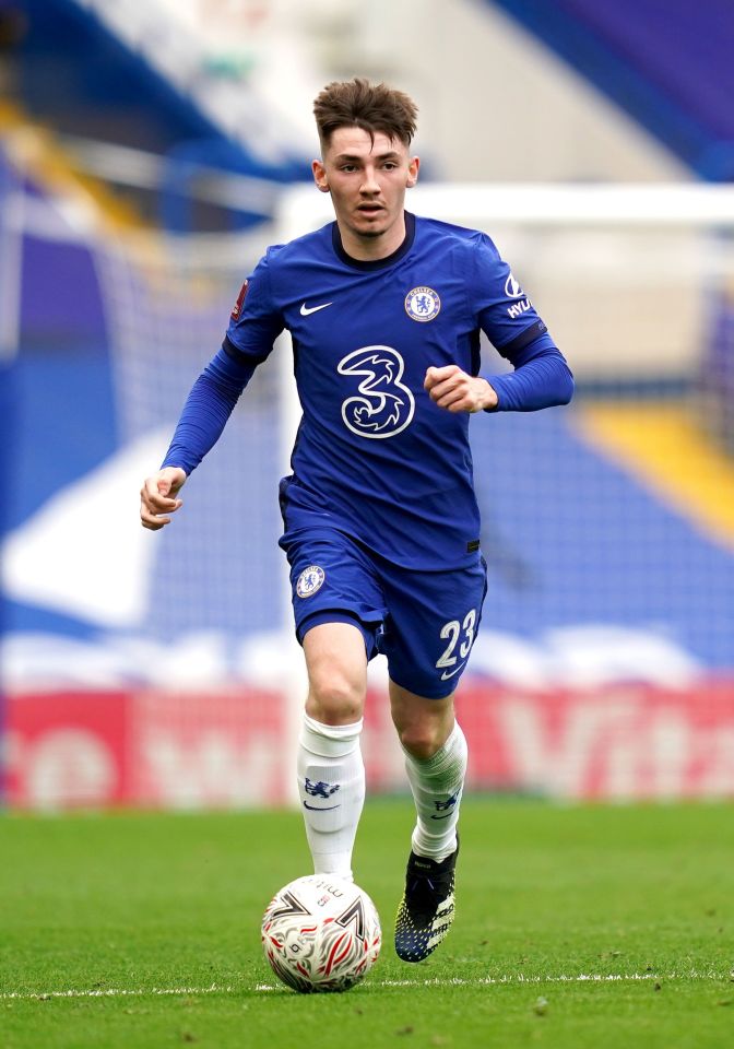 Billy Gilmour in action for Chelsea