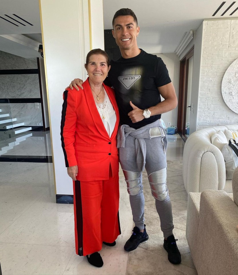 Dolores shared another photo of her with her son ahead of the Coppa Italia final