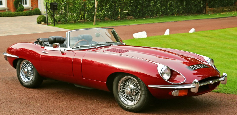 The Jag costs a chunky £595 a day