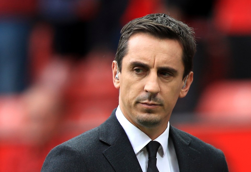 Gary Neville was less than impressed after Man Utd blew their best chance of silverware in four years