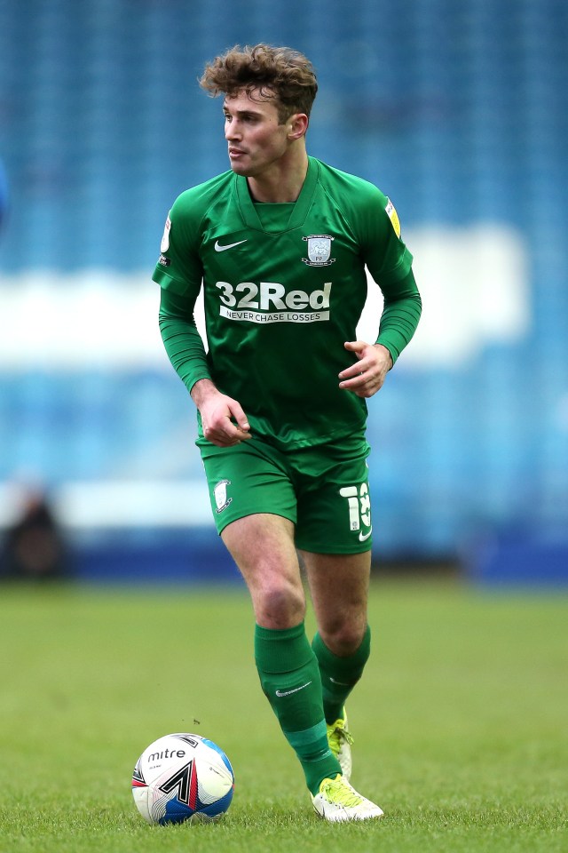 Ryan plays for Preston