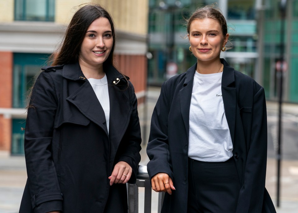 Alix Williams and Grace Connor, both 24, joined The Talent Tap programme and went on to secure roles in a London pension fund