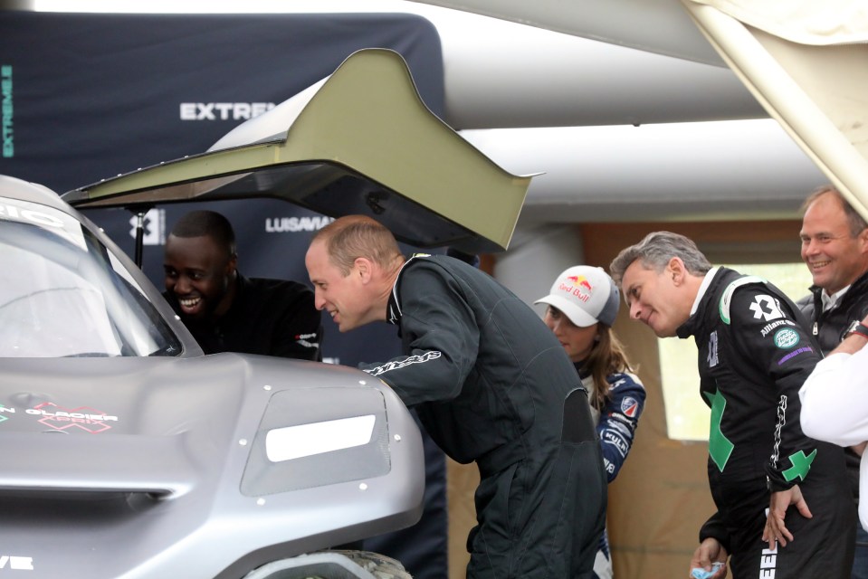 William got to inspect the car before trying it out