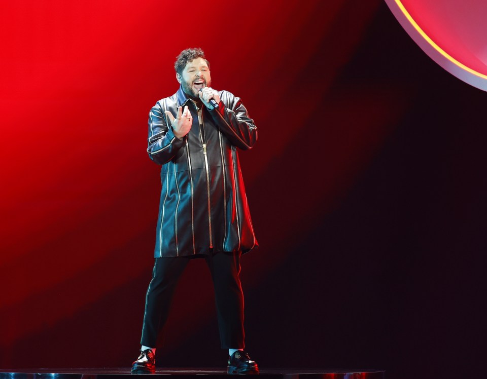 James Newman performed his song Embers on Eurovision on Saturday night