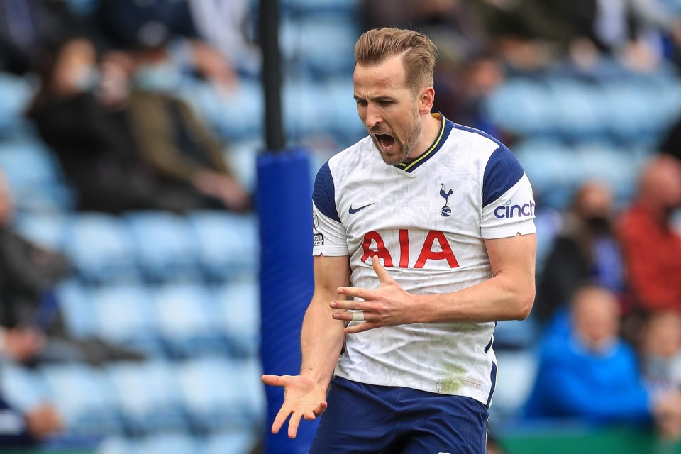 Kane bagged his 23rd goal of the season in the 4-2 win over Leicester