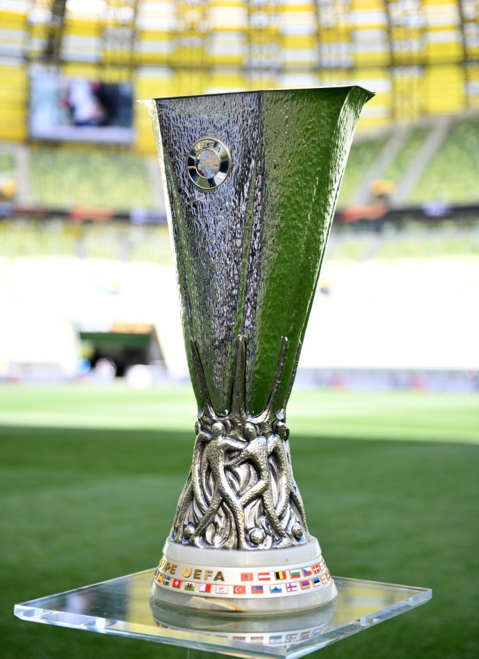 The Europa League trophy is the heaviest in UEFA's possession