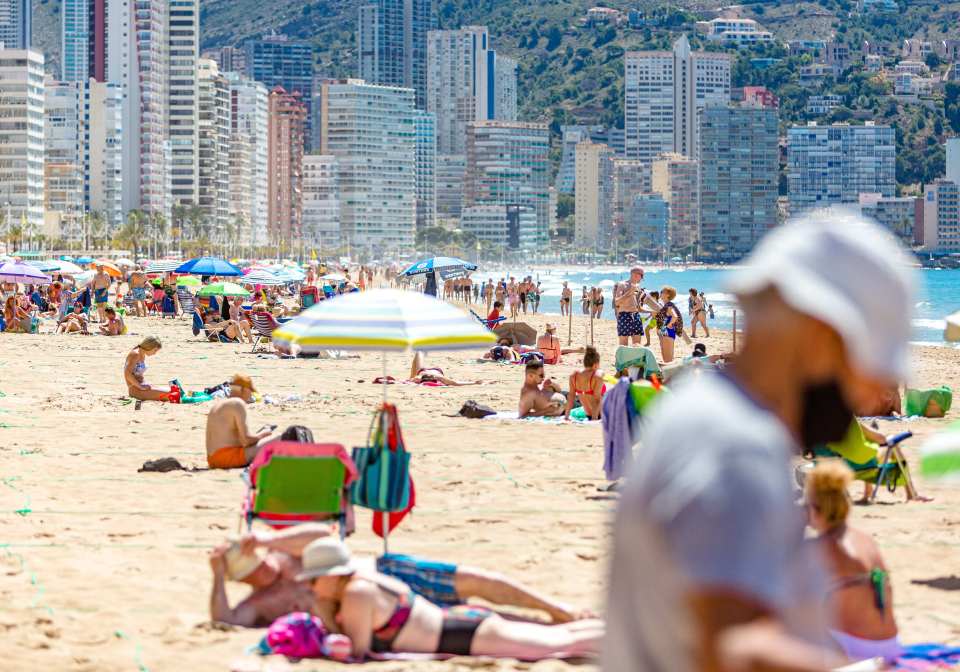 Tourist have returned in droves to the Spanish resort