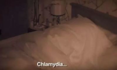 Sophie whispered the word 'Chlamydia' to DJ Joel Corry in bed