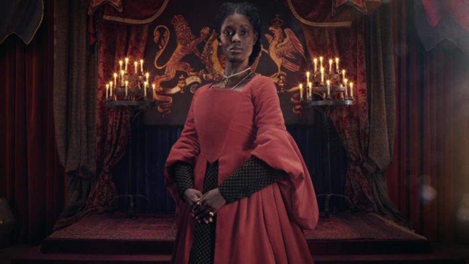 Jodie Turner Smith stars as Anne Boleyn in the famous Bolton castle