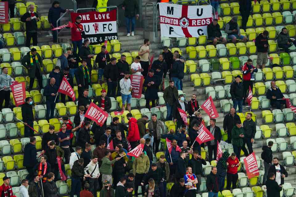 Man United fans were there in their numbers