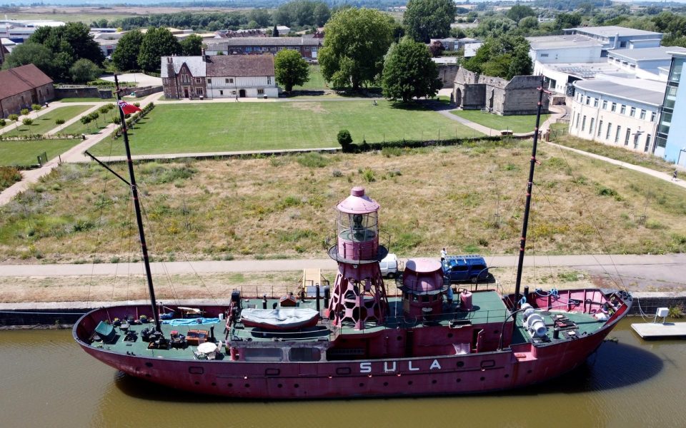 Stay in the only self-catering lightship in the UK