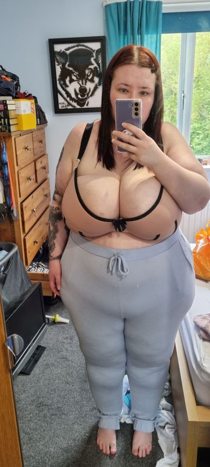 Laura Howes, 27, with 38P size boobs, says she has been denied a breast reduction on the NHS