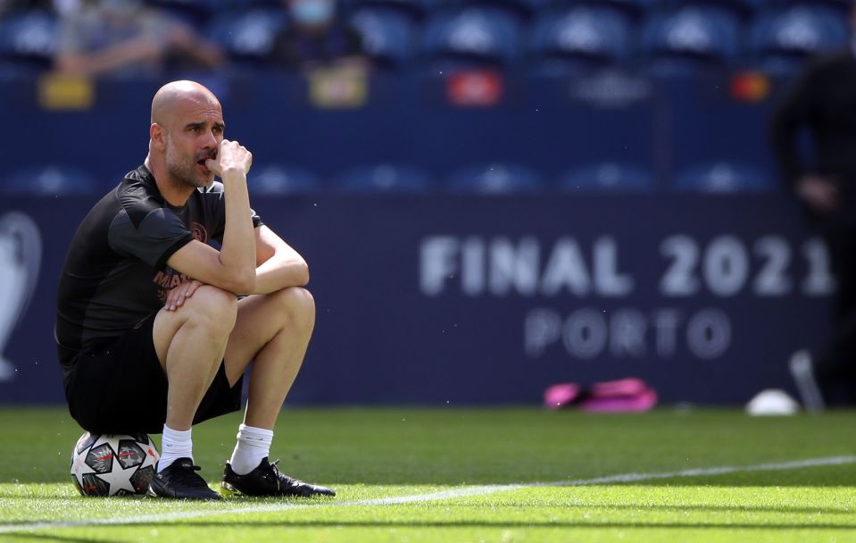 Pep Guardiola is hoping to engineer Man City's first CL triumph