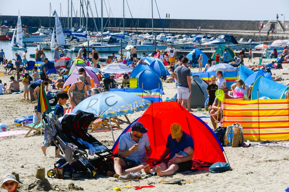 Brits are basking in the warm weather on the long weekend