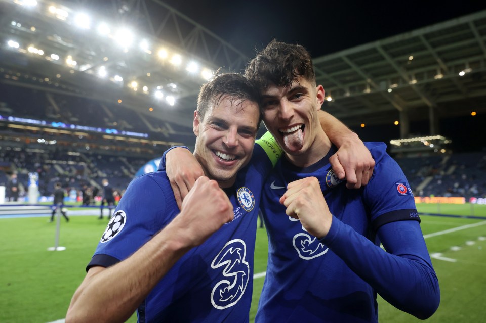 Cesar Azpilicueta and matchwinner Kai Havertz put in sublime performances