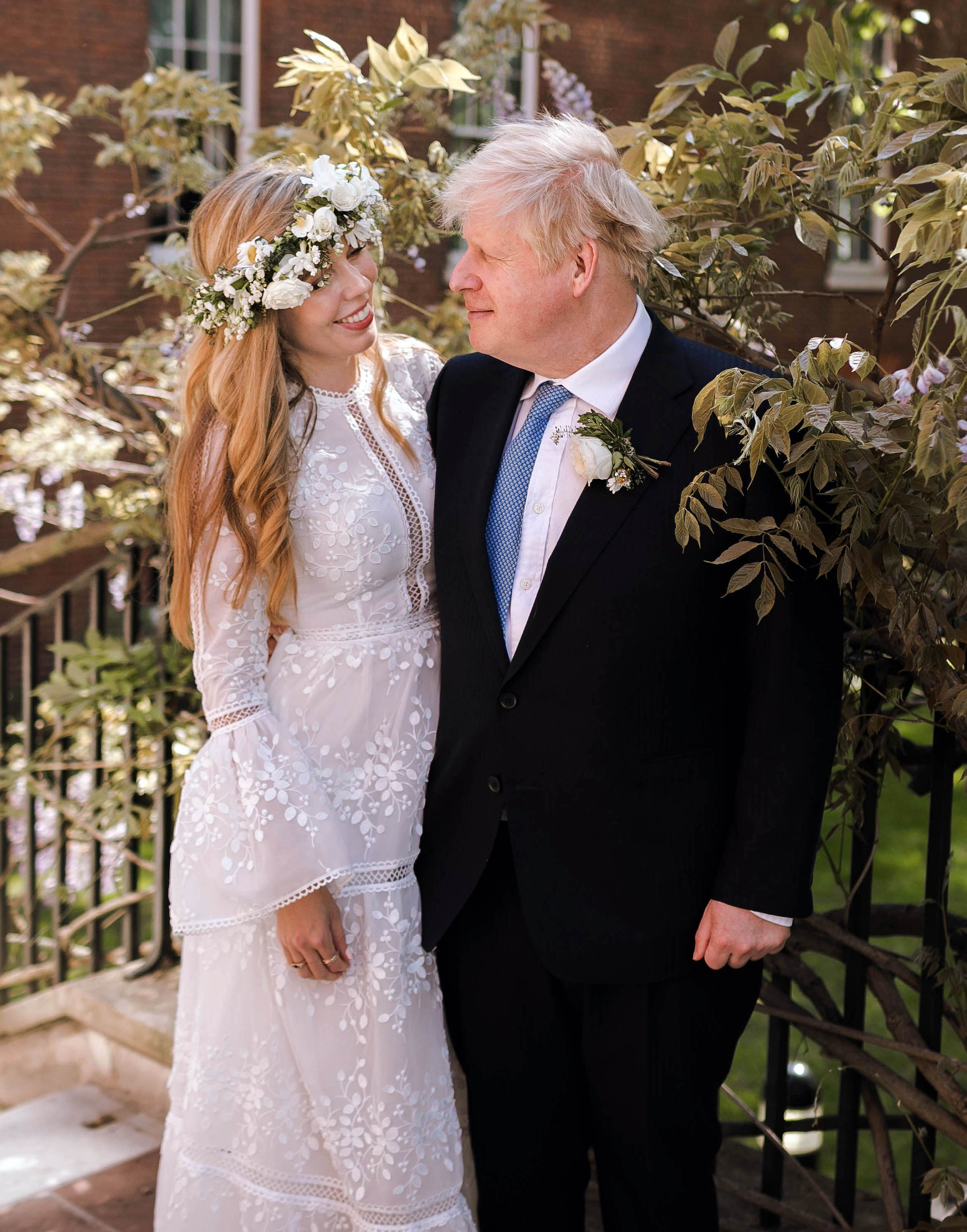 Carrie Symonds' gorgeous gown has sold out just a day after her secret wedding to Boris Johnson