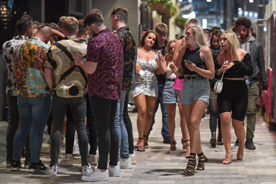 People have made the most of being able to see each other inside bars and pubs