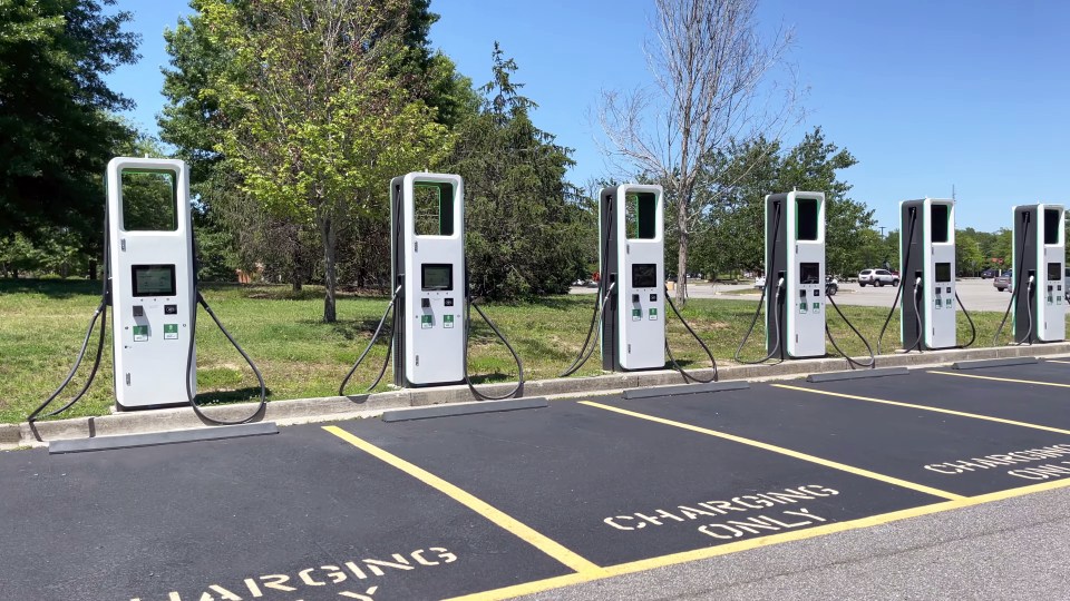 Electric cars can take from 30 minutes to 12 hours to charge