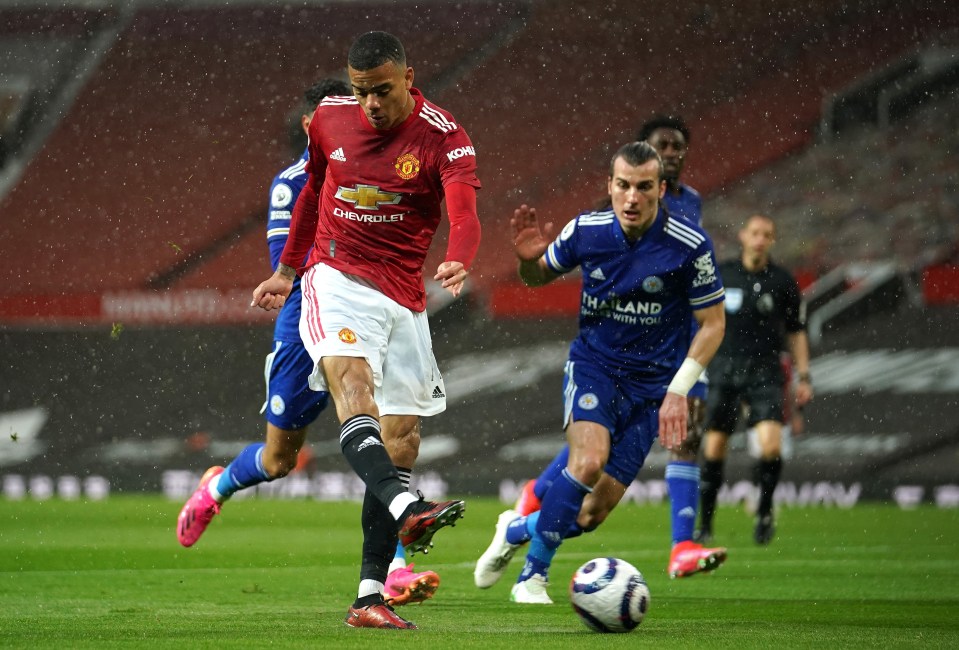 Mason Greenwood drills Man Utd level after just 15 minutes