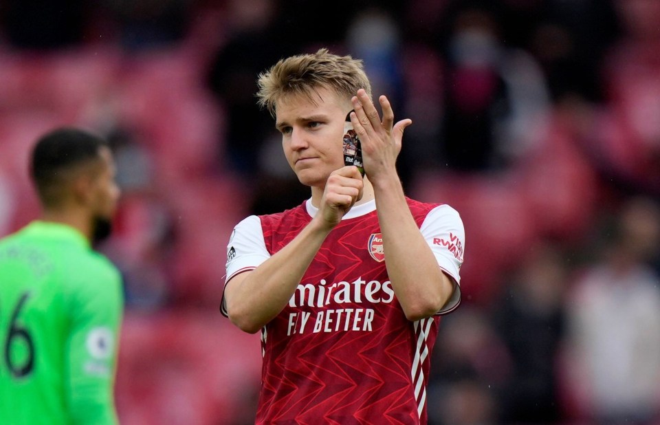 The Gunners reportedly want on-loan playmaker Martin Odegaard to stay