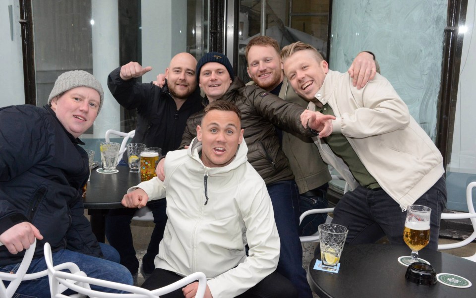 Lads stormed bars and pubs this weekend ahead of the Bank Holiday