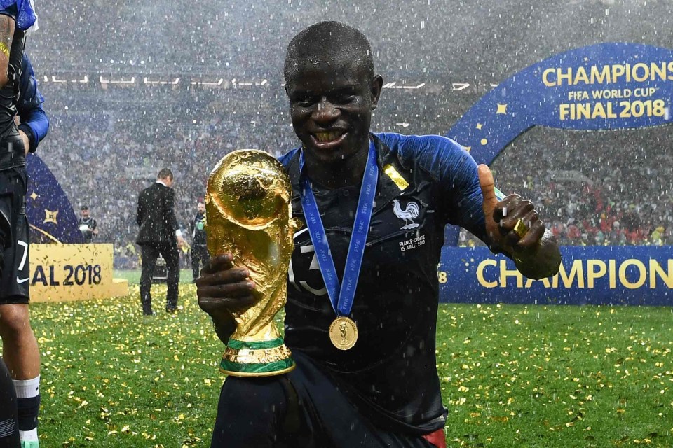 N'Golo Kante, 30, was part of the France squad that won the World Cup in 2018