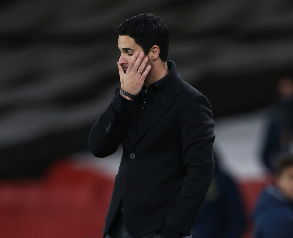 Mikel Arteta is under huge pressure at the Emirates following Arsenal's Europa League exit