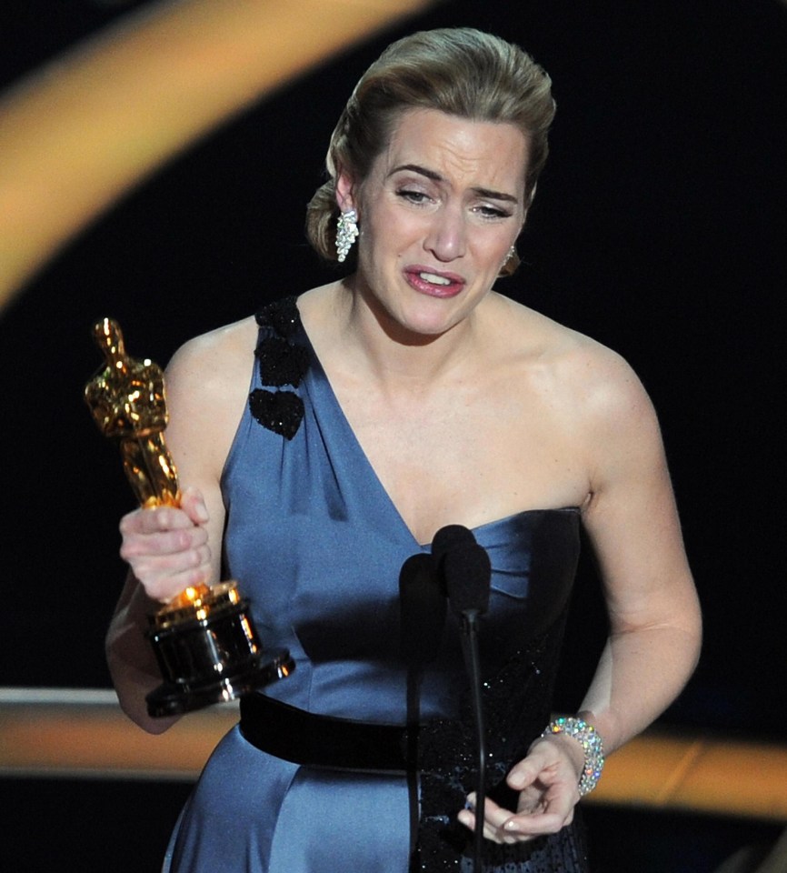 Kate won an Oscar for her performance in The Reader