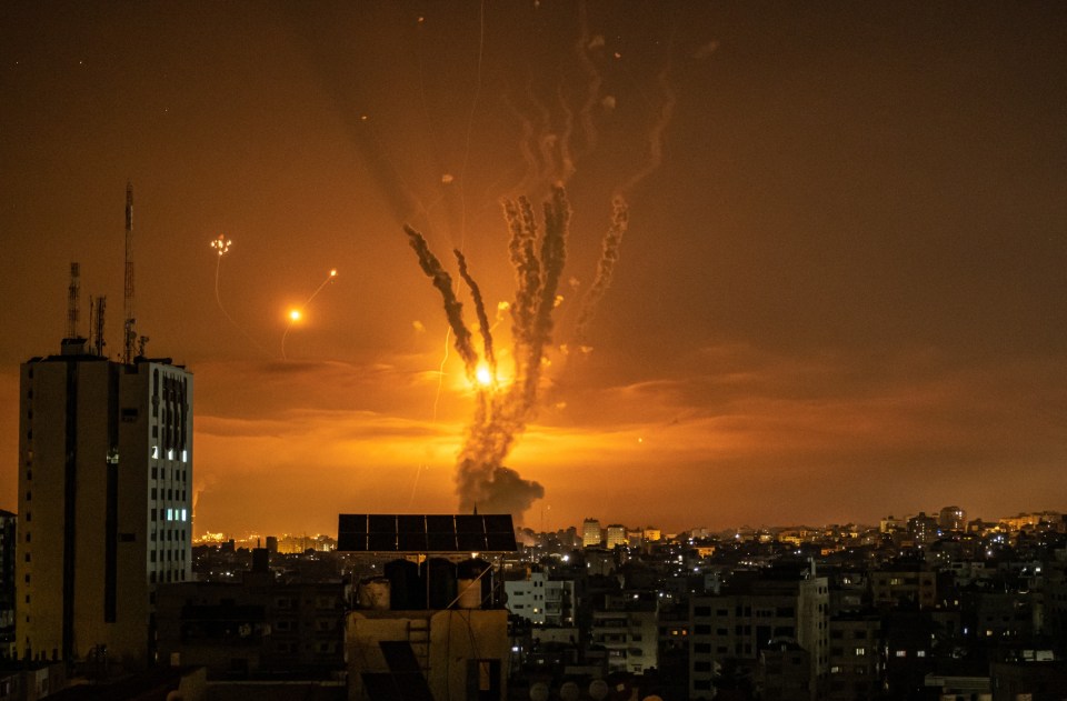 Rockets launched towards Israel from the northern Gaza Strip