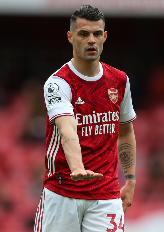 Granit Xhaka has been linked with a move to Italy