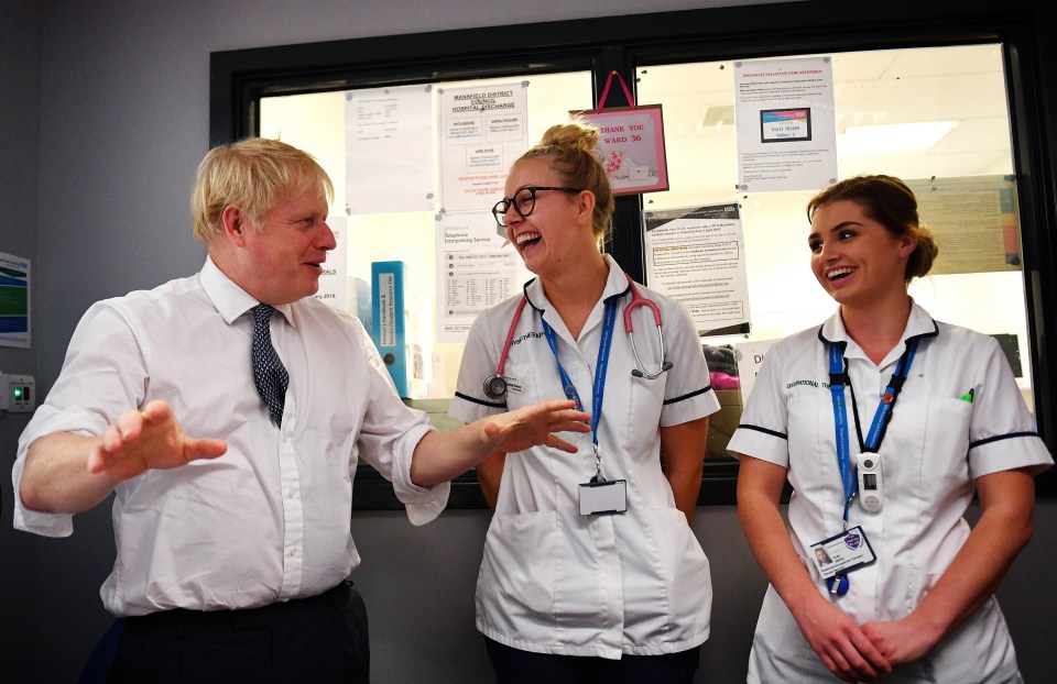 Boris Johnson will make the NHS his top priority in the year ahead