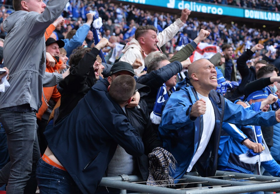 It was the perfect day for Foxes’ supporters as they hail Youri Tielemans’ winner