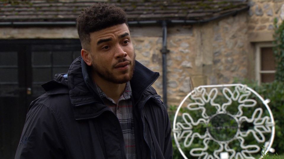 The actor plays farmer Nate Robinson in the ITV soap