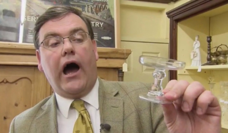 Antiques Road Trip expert stunned after £1 glass sells for staggering amount